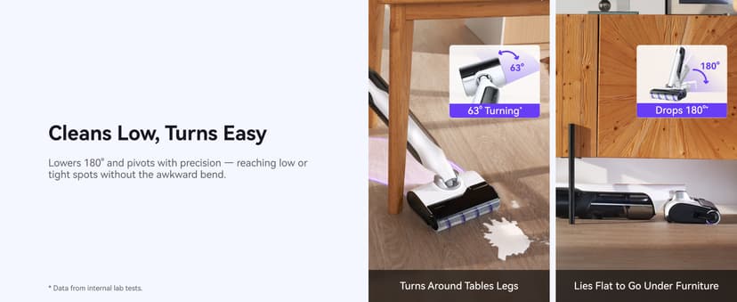 NARWAL S30 Wet Dry Vacuum Cleaner with 20000Pa Suction, 176°F Self-Cleaning, Heated Drying, Disposable Waste Bag, Tangle-Free, Cordless Vacuum Mop for Hard Floors & Edge Cleaning, Easy to Use