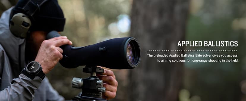 Garmin Tactix 8, 51mm Solar, Elite, Titanium Bezel, Sapphire Lens, Premium Tactical GPS Smartwatch, Includes Applied Ballistics Ultralight Elite Solver, 40M Dive Rating w/Wearable4U PowerBank Bundle