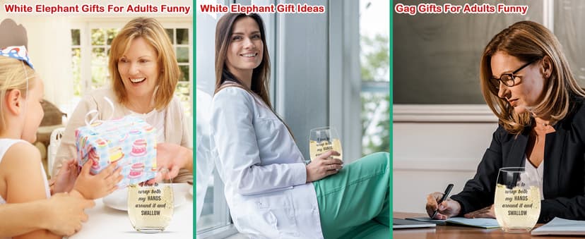 Funny Wine Glasses For Women, Best White Elephant Gifts 2025, Gag Gift For Women, Gifts For Wine Lovers, Birthday Present For Adults Her Men, Frined, Funny Gift For Men Coworker, Boss, Employee