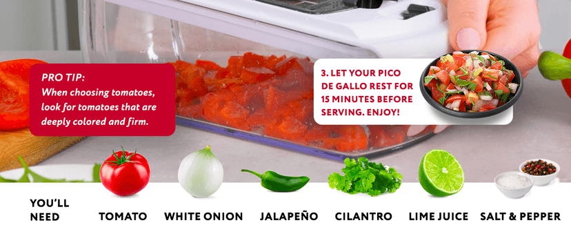 Fullstar The Original Pro Chopper - Vegetable Chopper and Spiralizer, Food Chopper with Container, Fruit Slicer, Kitchen Gadgets & Accessories, Home Essentials (9 in 1, White)