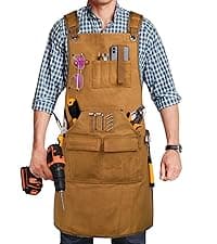 Tool Bag Roll Up, UUP Heavy Duty Portable Soft Tool Storage Organization, Foldable Empty Rollup Organizer with 2 Small Pouches, Rollable Carrying Toolbag, Dad Men Mechanic Welding Birthday Gift, Green