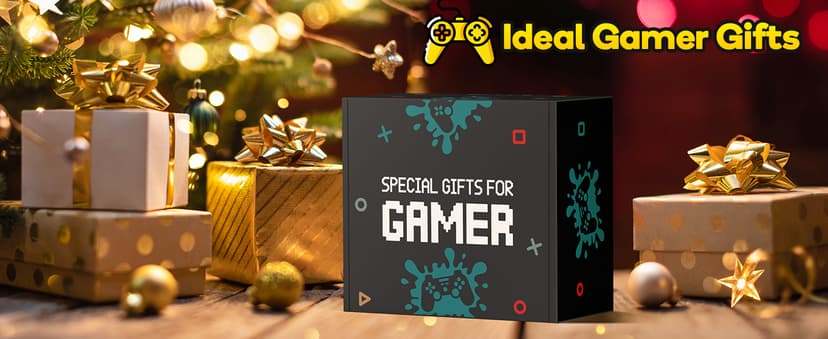 Gamer Gifts for Men Boyfriend Dad Brother, Gaming Accessories for Room, Gaming Stuff, Christmas Gifts for Friend- Gamer Gift Set Box