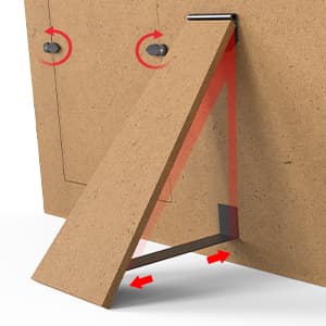 Baby Sonogram Picture Frame with Countdown Weeks - Standard 4"x3" Ultrasound Photo - Pregnancy Announcements Ideas - Gender Reveal Baby-Shower Gift - New Mom Expecting Parents to Be Keepsake Gifts