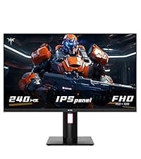 KTC 24 Inch QHD 2560x1440 IPS Computer Monitor, 100Hz Zero-Frame 2K Gaming Office Monitor, Adaptive Sync, HDR10, VESA, Tilt Adjustable, Low Blue Light, DisplayPort, HDMI, H24T27
