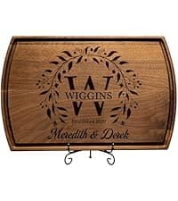 Personalized Christmas Gifts for Women, Customized Gifts for Mom – Custom Cutting Board for Mom or Grandma, Birthday, Christmas Gift Idea from Son, Daughter, Grandkids