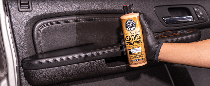 Chemical Guys Leather Cleaner and Conditioner Kit - 2 Bottles (4 oz Each), Car Cleaner and Conditioner, Safely Cleans & Conditions Leather Car Interiors, Furniture, Shoes, Boots, Bags, Apparel & More