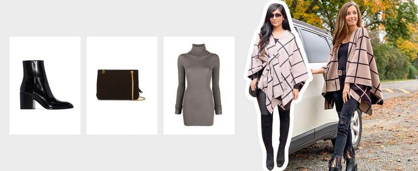 Moss Rose Women's Shawl Wrap Poncho Ruana Cape Open Front Cardigan Shawls for Fall Winter