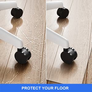 Kuyal Clear Chair mat for Hard Floors 36 x 48 inches Transparent Floor Mats Wood/Tile Protection Mat for Office & Home (36" X 48" Rectangle)