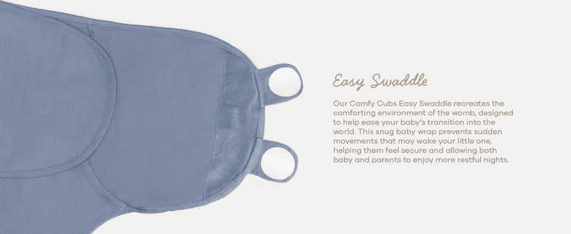 Comfy Cubs Easy Swaddle Blanket, 3 Pack - 100% Cotton Newborn Wrap, Small for 0-3 Months Infants, with Adjustable Velcro, Breathable and Durable Sleep Sack for Babies - Blush, Mauve & Mulberry