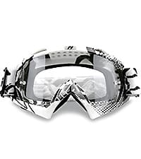 Dirt Bike Helmets ATV MX Motocross Four Wheeler Helmets for Adults Dual Sport Off Road Motorcycle Helmets for Men Women Full Face Helmet Dot Approved Color Red Shield