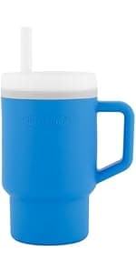 BPA-free silicone straw helps reduce spills while little ones build confidence with independent sipping Infantino My 1st Tumbler Straw Cup with Handle, 9oz, Lilac B0DF3L6CQ1