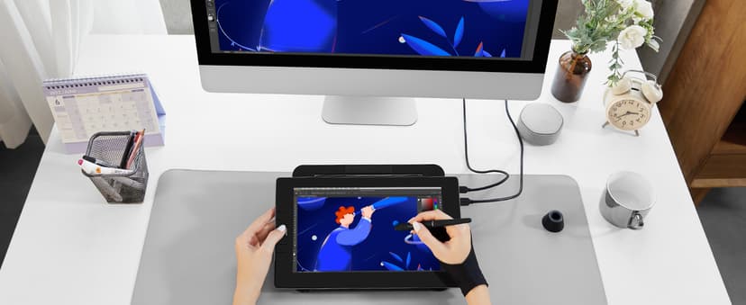VEIKK VK1200 V2 Drawing Tablet with Screen,11.6-inch Full-Laminated Graphic Drawing Monitor,2 Battery-Free Pens with Tilt Function,6 Customizable Keys,Anti-Glare Glass(Must be Connected to PC to Work)