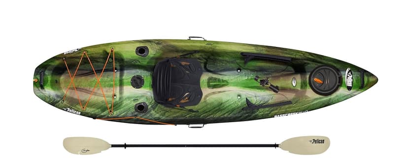 Pelican Sit-on-top Fishing Kayak Kayak 10 Feet Lightweight one Person Kayak Perfect for Fishing