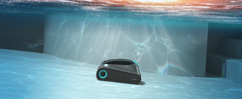 AIPER Scuba S1 Cordless Robotic Pool Cleaner, Pool Vacuum for Inground Pools, Wall and Waterline Cleaning, Smart Navigation for Pools up to 1,600 Sq.ft (Renewed)