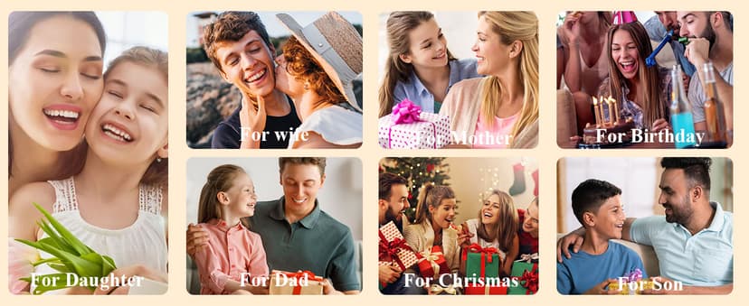 RANKEEF My Little Star Book Necklace - My Incredible Daughter Book Necklace Daughter Gifts from Dad Mom Mother Adjustable Silver 18k Gold Jewelry Openable with 6 Pages Gifts of Love