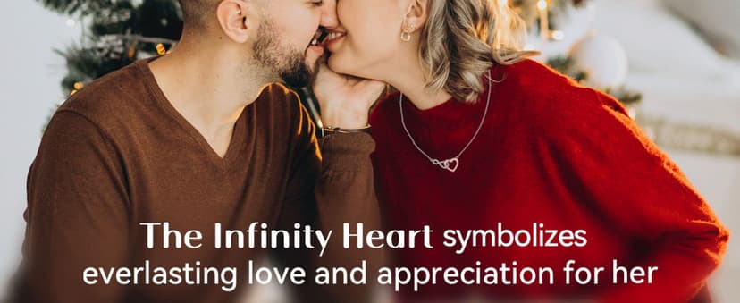 Shonyin Dainty Heart-felt Infinity Heart Necklace for Mother Daughter Girlfriend Soulmate Grandma Granddaughter Bonus Mom Bonus Daughter Mother-in-law Friend