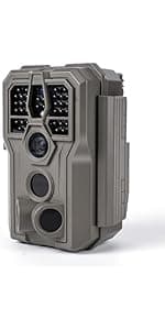 GardePro E5S Trail Camera (Non-Cellular, Non-WiFi), 64MP Photo & 1296P HD Video, 0.1s Trigger, 100ft No-Glow Night Vision, Motion Activated Wildlife Camera