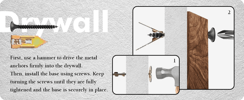 ClefArc Guitar Wall Mount - U-Shape Hardwood Guitar Hanger, Black Walnut Stand Wall Hangers, Pick Holders, Guitar Gifts for Guitarists, Guitar Accessories, with 6 Assorted Guitar Picks