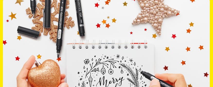 PANDAFLY Calligraphy Pen, 10 Size Calligraphy Pens for Writing, Brush Pens Calligraphy Set for Beginners, Hand Lettering Pen for Art Drawing, Sketching, Scrapbooking