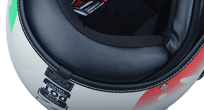 Open Face Motorcycle Helmet for Adults,DOT Approved - Moped Half Vespa Retro Helmet with Anti-Scratch Visor for Men and Women