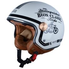 Open Face Motorcycle Helmet for Adults, DOT Approved,3/4 Retro Vespa Helmet, Dual Visors Men's and Women's Motorbike Casco for Moped Cruiser Bobber and Chopper