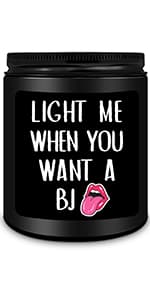 Anniversary Birthday Gifts for Men, Gifts for Boyfriend, Funny Romantic Wedding Gift for Men, Him, Boyfriend, Husband, Best Friends, Lover, Black Cedar Juniper Sandalwood Candle