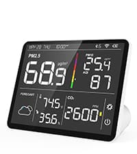 Temtop CO2 Monitor Indoor air Quality Monitor Portable CO2 Meter, CO2, Temperature, Humidity Home, Office or School