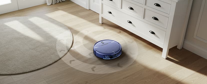 XIEBro Life Robot Vacuum and Mop Combo, Vacuum Robot 2 in 1 with WiFi/App/Voice, Schedule, Water Tank and Dustbin, Self-Charging, Slim, Ideal for Hard Floor, Pet Hair, Carpet
