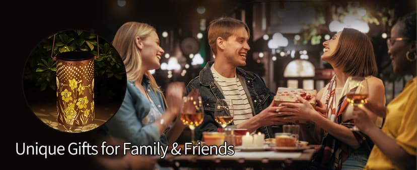 Solar Lanterns Outdoor Waterproof Hummingbird Garden Decorations Gifts for Women Gifts for Mom Grandma Birthday Gifts Hanging Solar Lanterns Outdoor for Patio Decoration, Deck, Lawn, Passageway