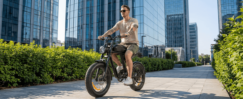 Electric Bike for Adults, 1000W/1500W/3000W Dirt Bike, 30/34/37MPH, 48V 15 Ah/18.9Ah/25Ah e Bike, 40/47/100 Miles Electric Motorcycle, 20" Fat Tire Off-Road Bike, All Terrain Electric Bike