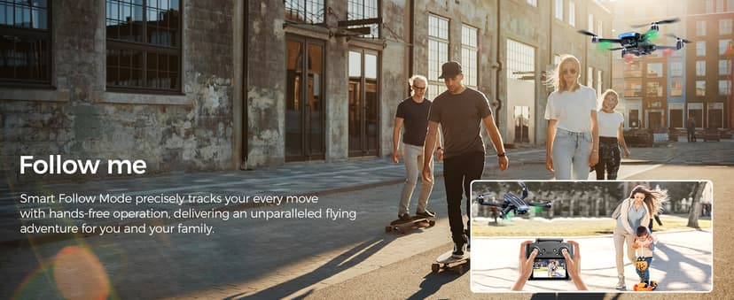 GPS Drone with 4K HD Camera for Adults,4.5 inch HD Screen on Remote Controller,FPV RC Drones with Auto Return, Follow Me and Lightweight,2 PCS Batteries for Long Flight Time,Easy Fly Quadcopter for Beginners,Under 250g