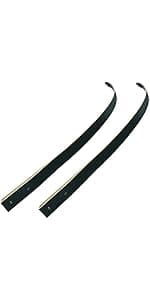 Black Hunter Takedown Recurve Bow, 60" Right Handed & Left Handed Archery Recurve Bows with Ergonomic Design for Adults Beginners to Advanced Outdoor Practice & Hunting (25-60 lbs)