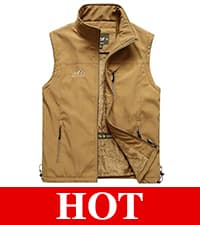Gihuo Men's Long Sleeve Sherpa Lined Shirts Outdoor Warm Flannel Plaid Jacket Button Down Fleece Coats B0D8J55BZW