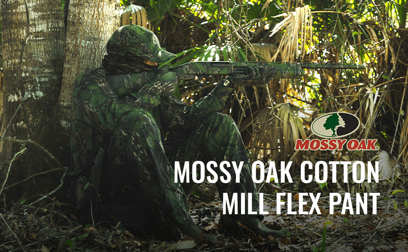 Mossy Oak Men's Cotton Mill Camo Hunting Pants
