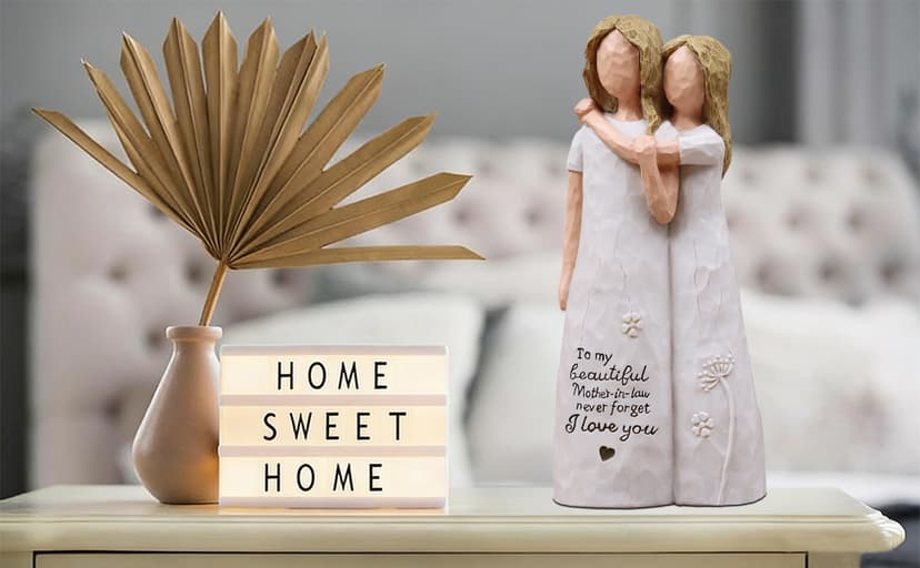 Mother in Law Wedding Gifts, Gifts for Mother in Law Mother's Day Christmas Thanksgiving Day, Resin Hand-Painted Statue Mother in Law Gifts, Gifts for Mother in Law Birthday Figurines B0GGGQRLN9