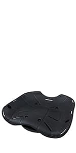 Hawk Stealth Spin Chair - Silent, Comfortable, Swiveling, Portable Chair for Camping, Hunting, Fishing, Backpacking, and More (Bone Collector Edition) , Black