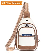 BOSTANTEN Small Sling Bag for Women Leather Crossbody Bags Fanny Pack Chest Bag for Travel