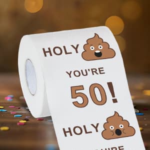 50th Birthday Gifts for Him Cool Gifts for 50 Year Old Man Happy 50th Birthday Decorations for Men Vintage 1975 Wine GlassToilet Paper Roll Novelty Socks Funny 50 Year Old Gift ideas for Mens