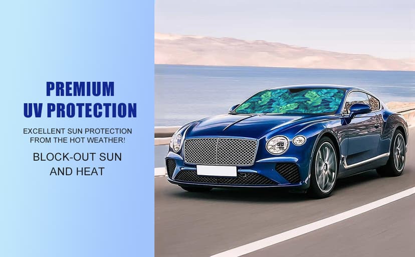 Camouflage Hunting Car Windshield Sunshade Front Window Sun Visor Protector Foldable Shield Cover for Truck SUV