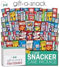Graduation Birthday Treats Gift Basket, Nutritious Granola Breakfast Bars Office Food Assortments & Variety Gifts Gift A Snack - Healthy Snack Box Care Package + (50 Count) Greeting Card B08L8RQDBF