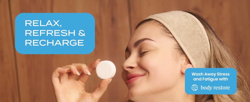 Body Restore Shower Steamers Aromatherapy 6 Pack - Birthday Gifts for Women, Men, Travel Essentials, Stress Relief, Relaxation, Self Care, Bath Bombs - Bloom