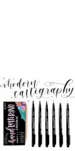 Calligraphy Kit for Beginners - Calligraphy Pen Set with Calligraphy Workbook