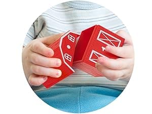 Learning Toys for 1,2,3 Year Old Toddlers, 20Pcs Farm Animals Toys Montessori Counting, Matching & Sorting Fine Motor Games, Christmas Birthday Easter Gift for Baby Boys Girls Age 12-18 Months