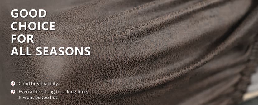 molasofa Leather Like Couch Cushion Covers Sofa Slipcovers Sets Couches Furniture Protector Covers for Sectional Armchair Loveseat Stretch Spandex Fabric, Machine Washable (3 Cushion Sofa, Brown)