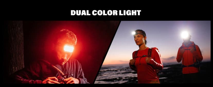 sofirn LED Headlamp Rechargeable, H35R Super Bright Lightweight Head Light with 660nm Deep Red Light, 1500 Lumens White Light, IPX6 Waterproof Head Flashlight for Running Hiking Camping