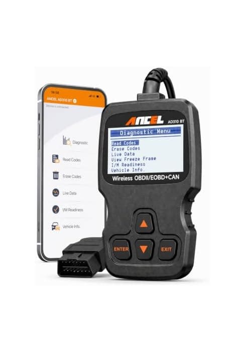 ANCEL AD310 Classic Enhanced Universal OBD II Scanner Car Engine Fault Code Reader CAN Diagnostic Scan Tool, Read and Clear Error Codes for 1996 or Newer OBD2 Protocol Vehicle (Black) B01G5EA74I