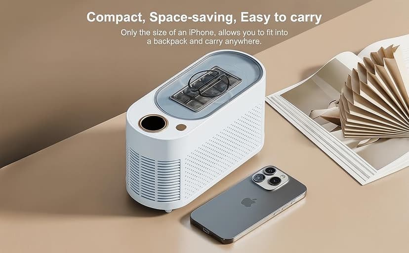 Portable Ice Maker, 12V DC Mini Car Ice Maker, Makes 10 Cubes in 15-20 Mins, with Cigarette Lighter for Trips, Camping,(Adapter Needs Separate Buy 5.5x2.1mm F to 5.5x2.5mm M Converter) (Blue)