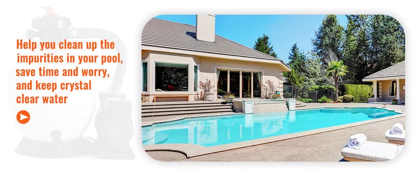 VEVOR 14-inch Sand Filter Pump for Above Ground, Digital Programmer Timer, 3000 GPH, 3/4 HP Pool Pumps System & Filters Combo Set with 6-Way Multi-Port Valve & Strainer Basket, Easy Installation