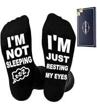 Personalized Fathers Day Gift for Dad Husband, Christmas Stocking Stuffers for Men; Comfortable and Soft Novelty socks Niorasen Birthday Gifts for Men Husband Gamer Teen Boys, Cotton Funny Socks B0D5LZSVSV