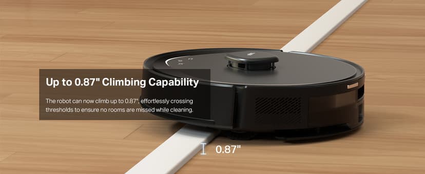 Tapo LiDAR Smart Navigation Robot Vacuum and Mop with Self-Emptying Dock, 5300Pa Max, 97%+ Dust Pickup Rate, Customizable Cleaning, Self-Charging, Compatible with Alexa & Google Home, RV30 Max Plus